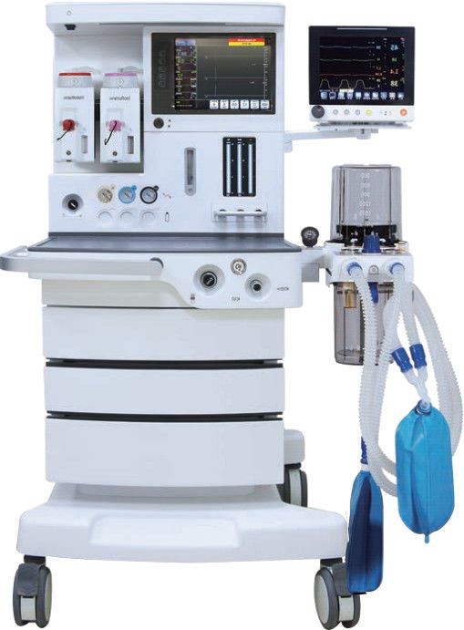 সঠিক ETCO2 পরিমাপের জন্য 15” TFT LCD টাচ স্ক্রিন শ্বাসপ্রশ্বাস ভেন্টিলেটর মেশিন